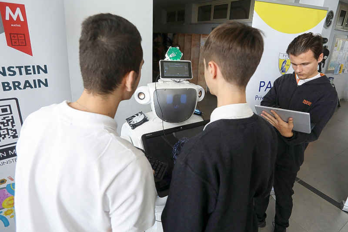 Hello AInstein! Robot with ChatGPT shakes up Cyprus school classrooms